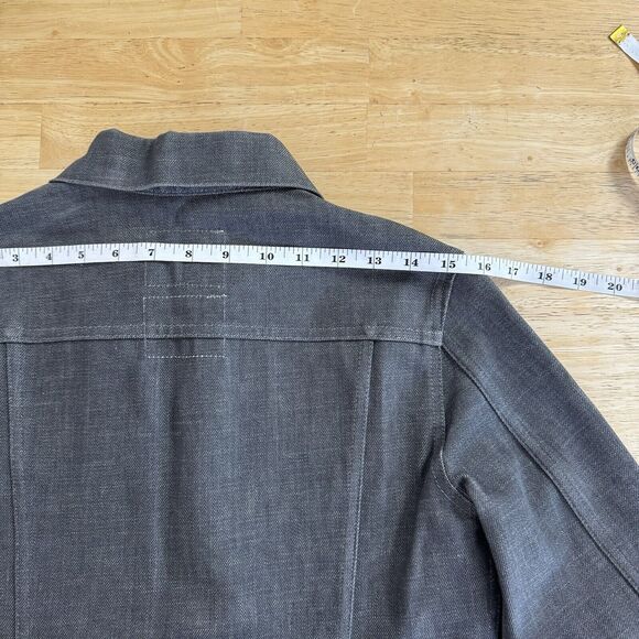 Helmut Lang Black Classic Raw Denim Jacket 1999 100% Cotton Y2k Italy 38 USA 2 - Picture 14 of 14